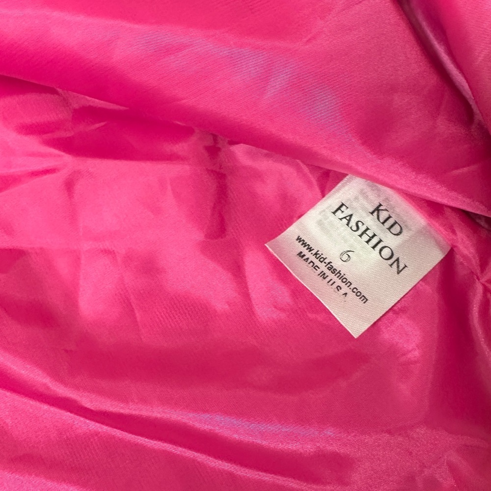6‎ Kid Fashion Pink Minky Jacket - Picture 2 of 2
